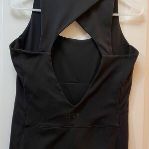 Black Cutout Back Jumpsuit